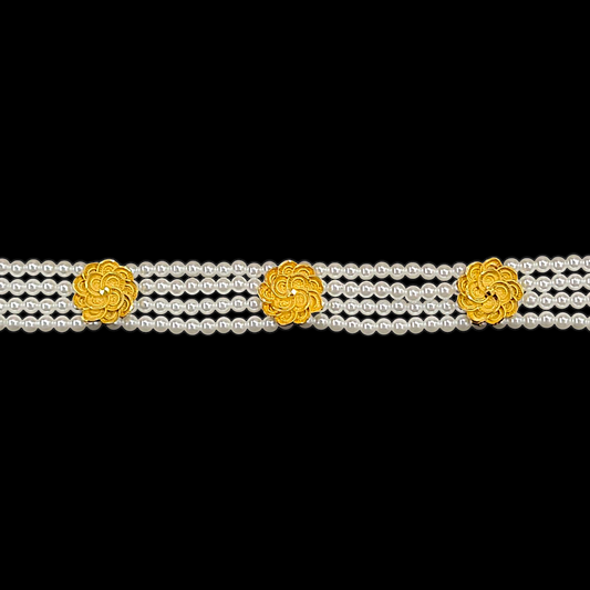 Rose Pearl Choker/ Mathapatti - My Golden Wish