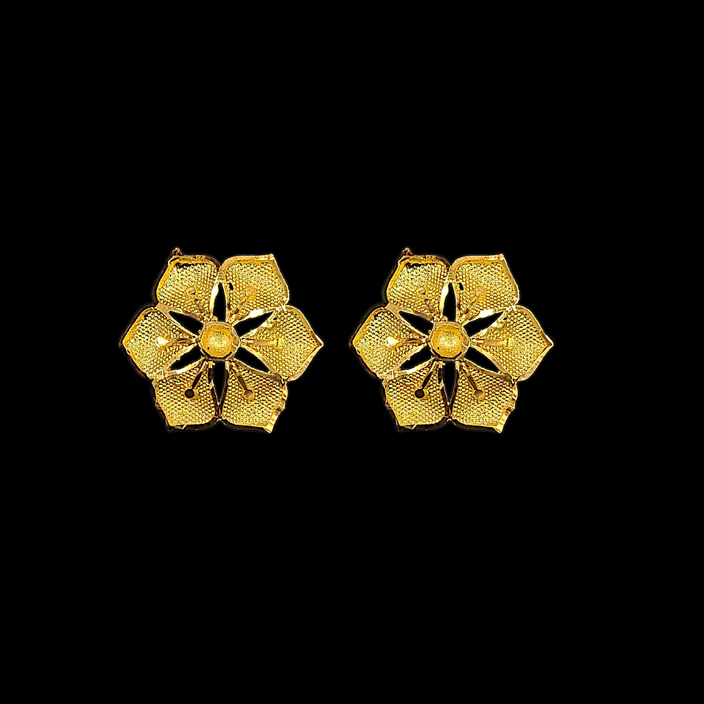 Hexagon Flower Choker Set - My Golden Wish