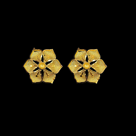 Hexagon Flower Choker Set - My Golden Wish