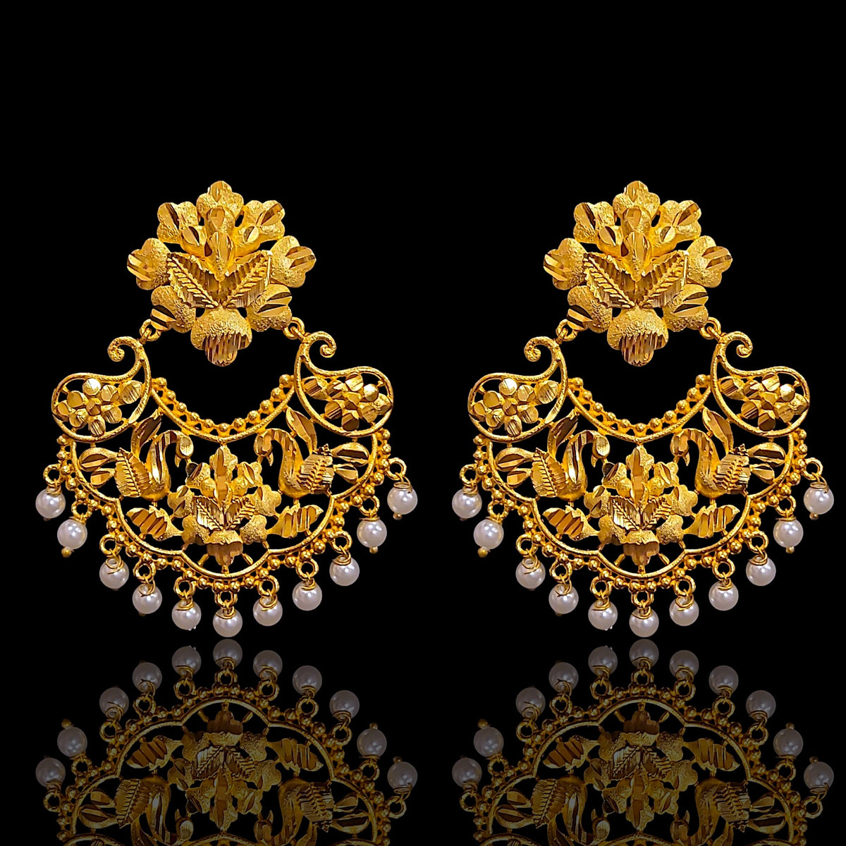 Dual Peacock Kanbala Set