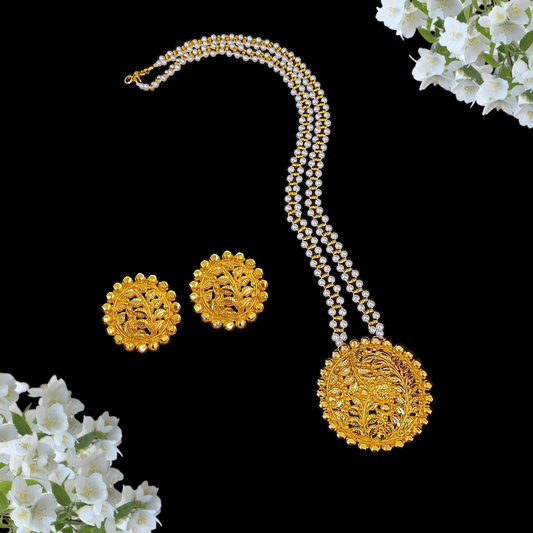 Round Pearl Set - My Golden Wish