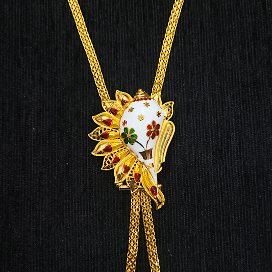 Sankha Tie chain - My Golden Wish
