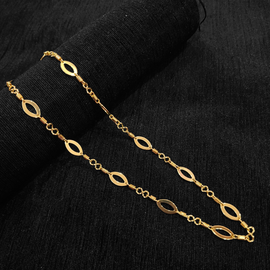 Oval Pipe Chain - My Golden Wish