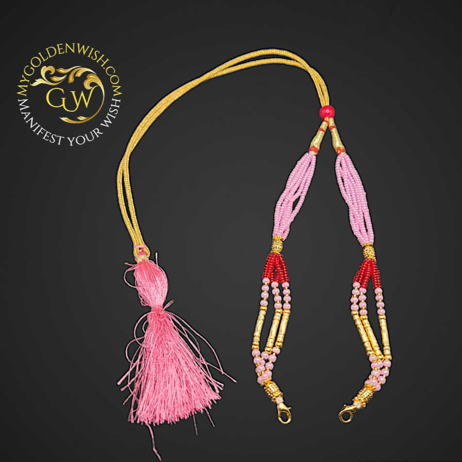 Premium Beads Tarsel ( Tassel ) - Design 5 - My Golden Wish