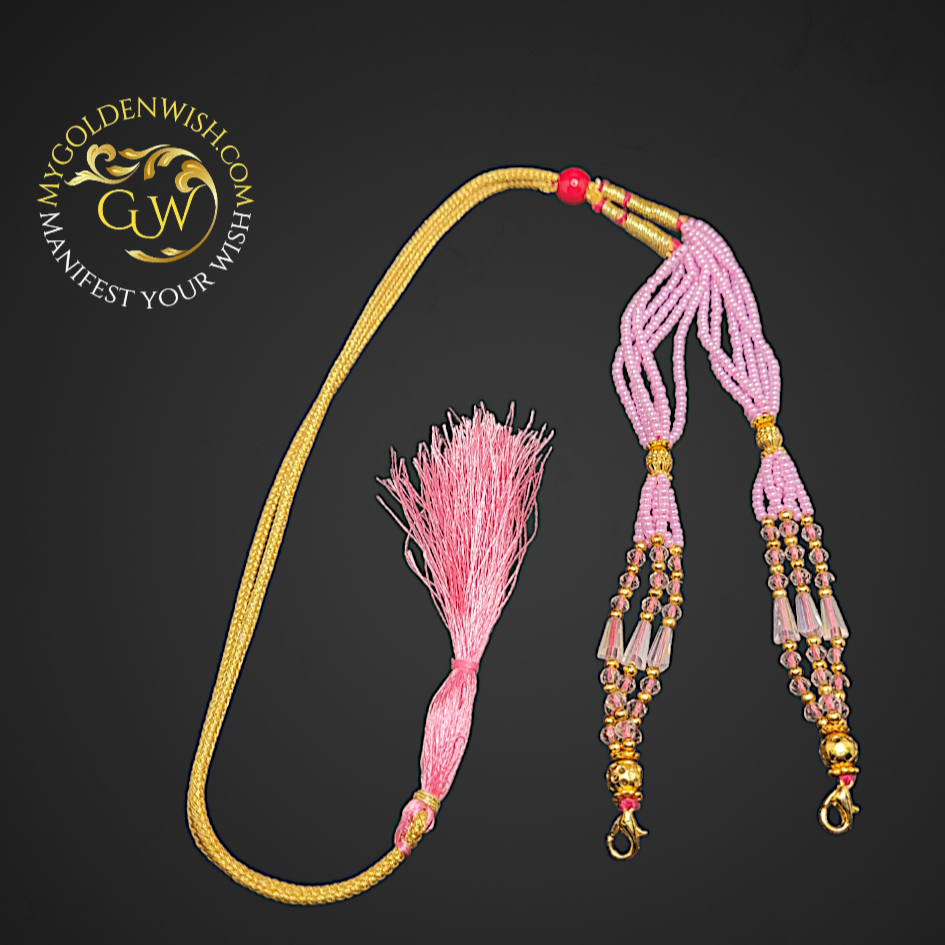 Premium Beads Tarsel ( Tassel ) - Design 6 - My Golden Wish