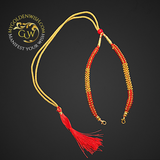 Luxurious Gold Beaded Tarsel ( Tassel ) - My Golden Wish