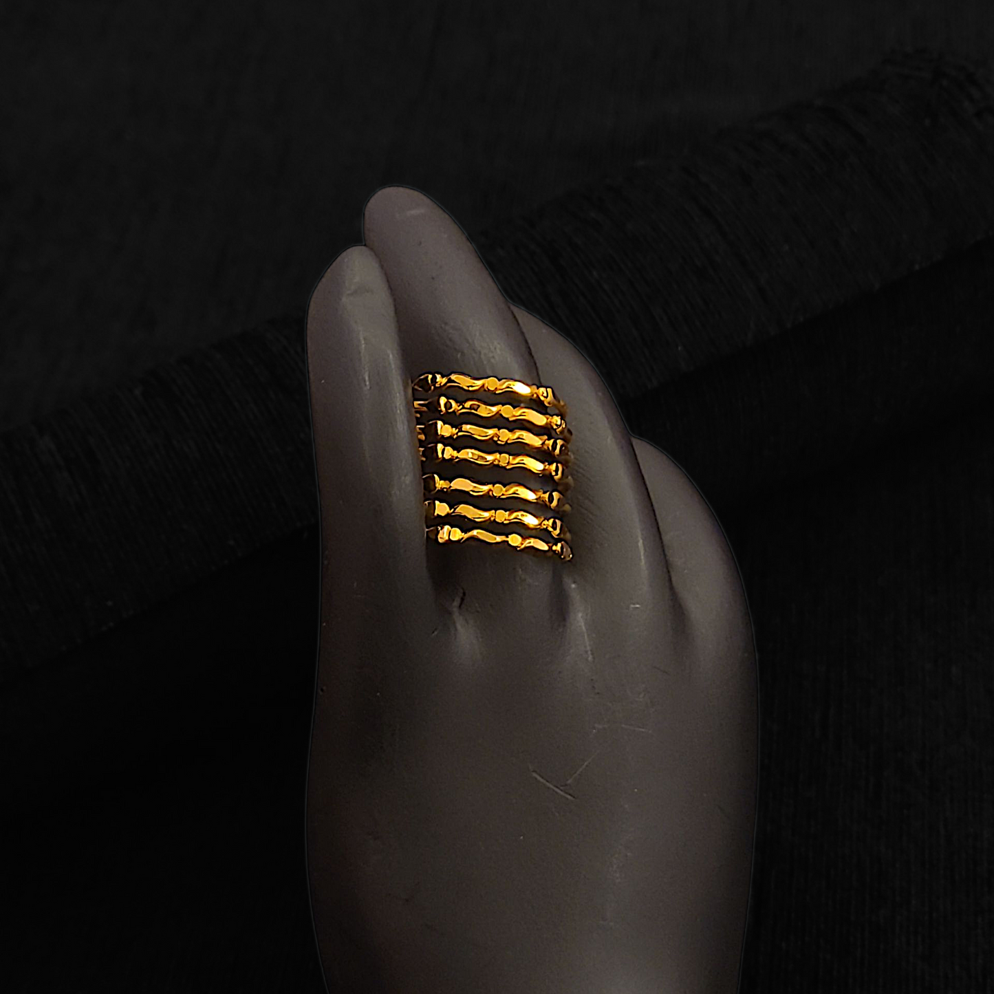 Spiral Finger Ring - My Golden Wish