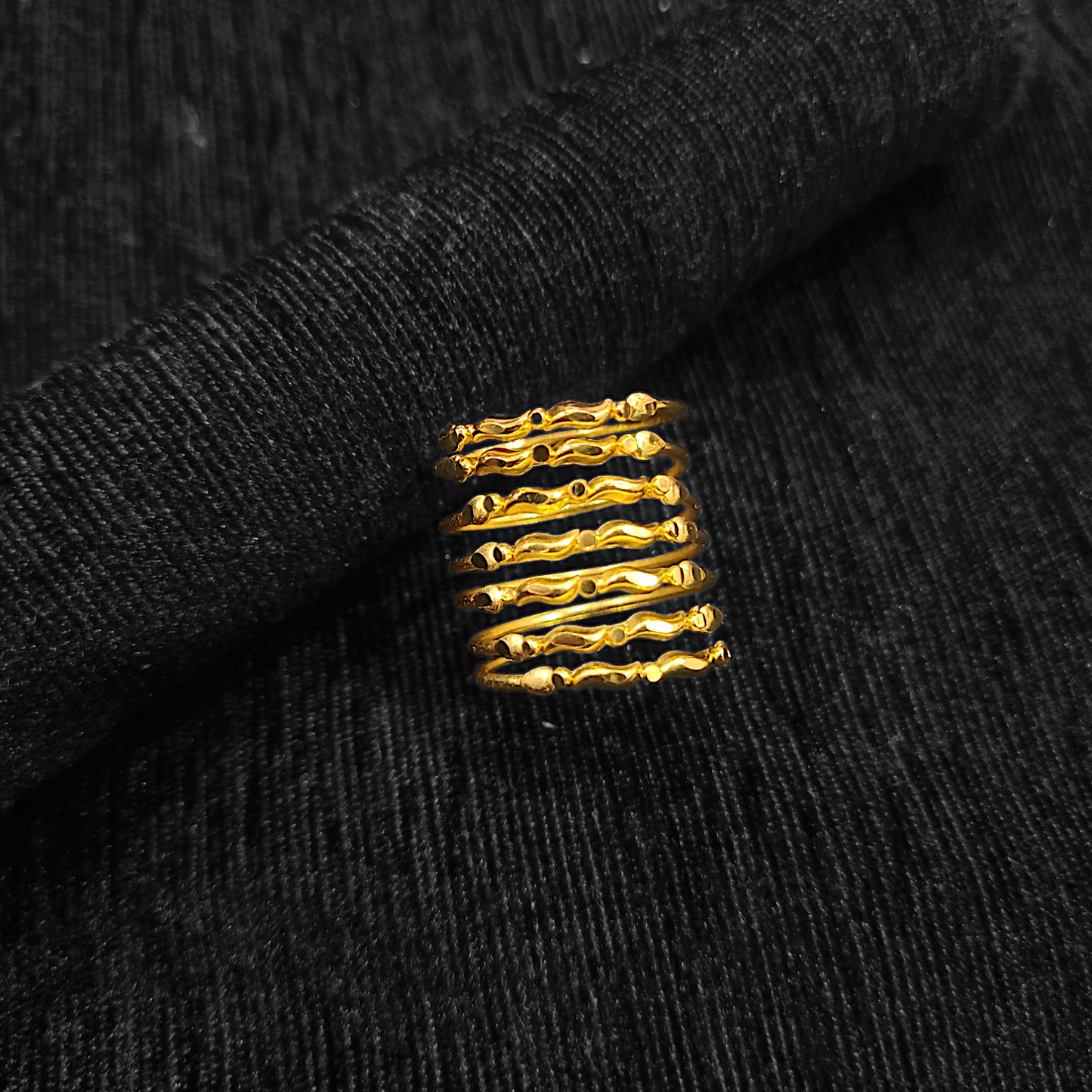 Spiral Finger Ring - My Golden Wish
