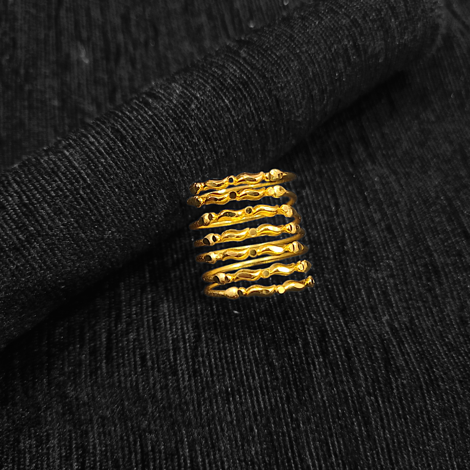 Spiral Finger Ring - My Golden Wish