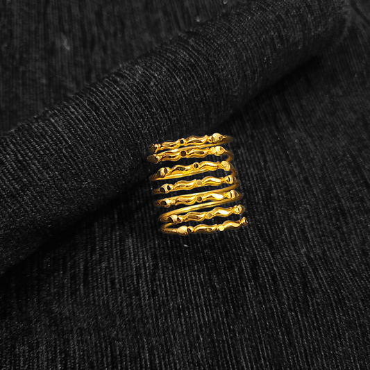 Spiral Finger Ring - My Golden Wish