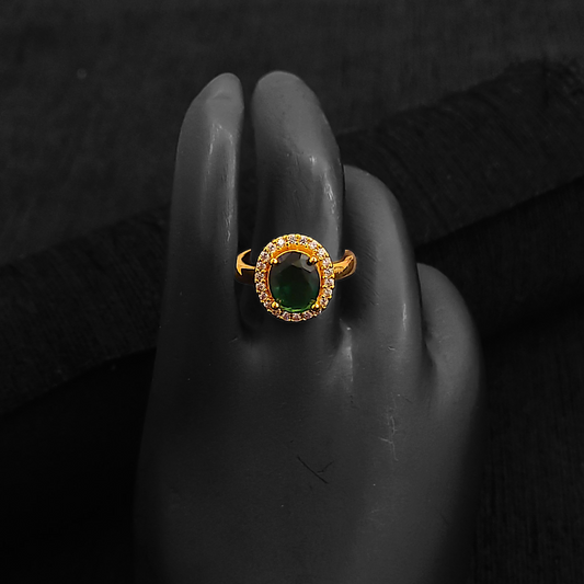Golden Emerald Ring - I - My Golden Wish