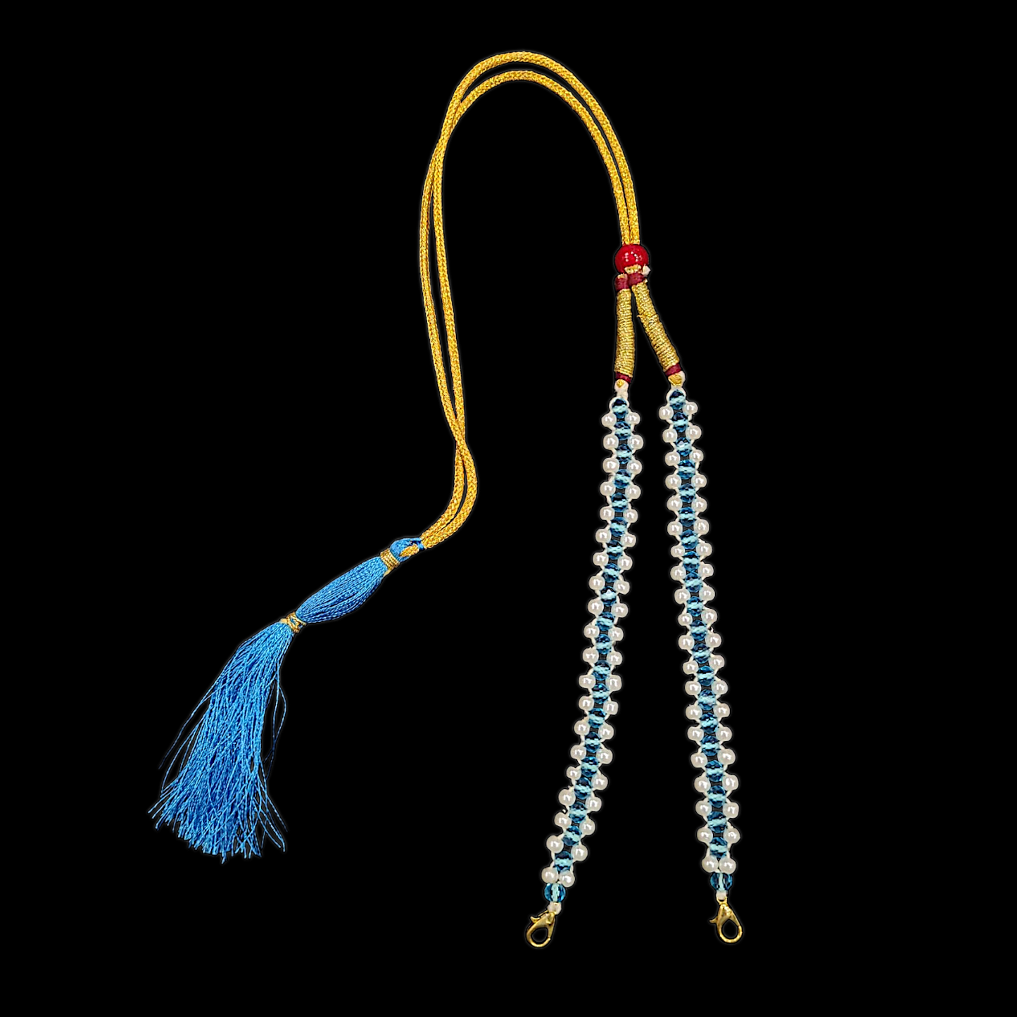 Luxurious Pearl Tarsel ( Tassel ) - Design 3 - My Golden Wish