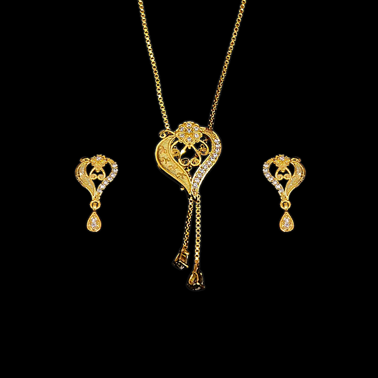 Heart Tie Chain - My Golden Wish