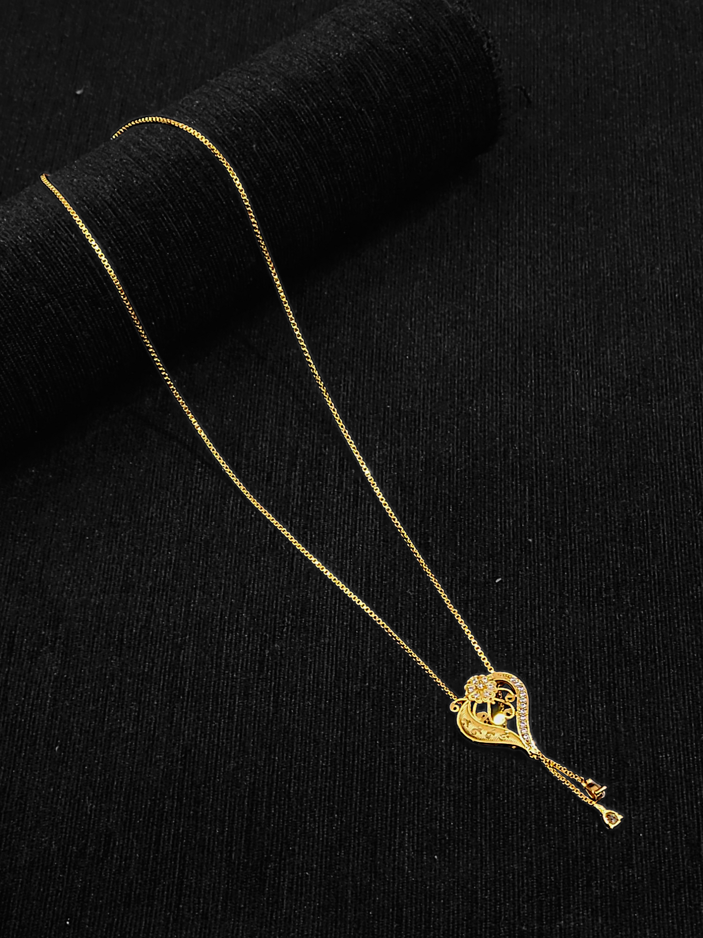 Heart Tie Chain - My Golden Wish
