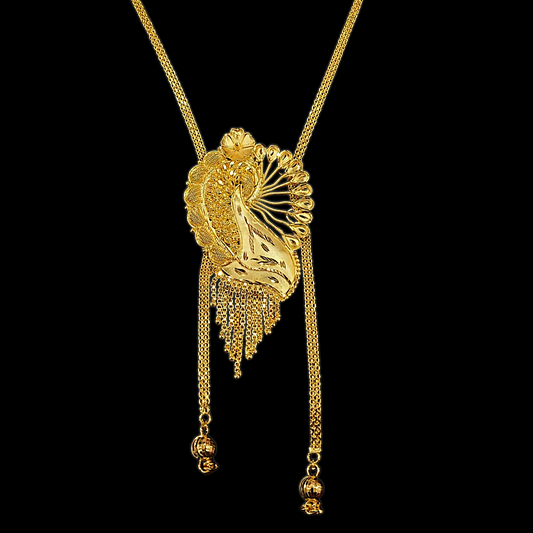 Peacock Tie Chain - My Golden Wish