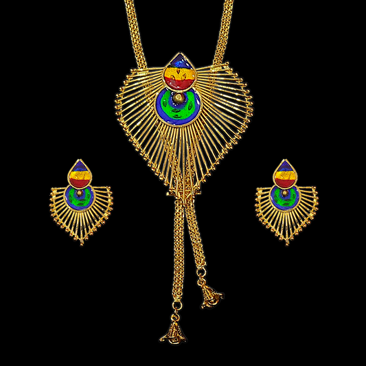 Feather Tie Chain - My Golden Wish