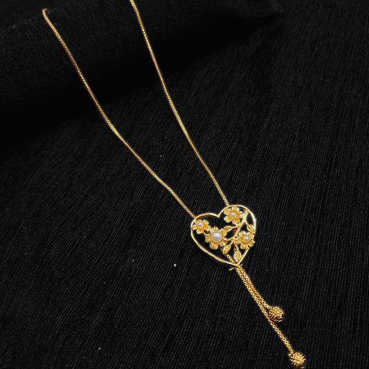 Heart Tie Chain - My Golden Wish