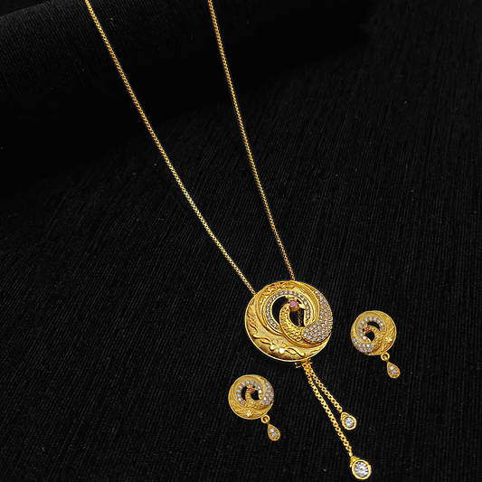 AD Peacock Tie Chain - My Golden Wish