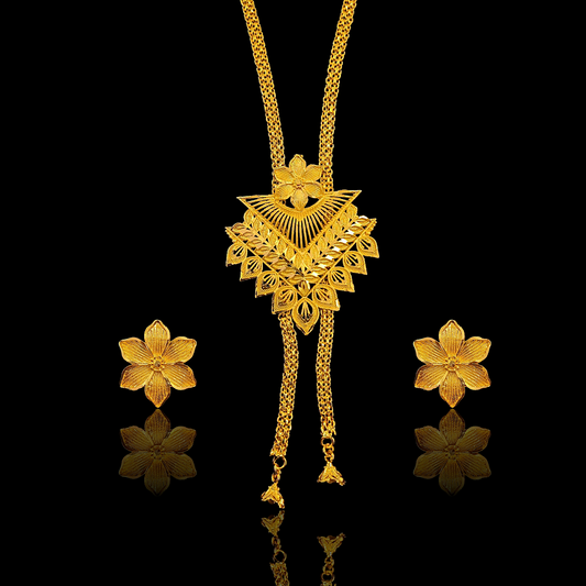 Triangle Drop Tie Chain - My Golden Wish