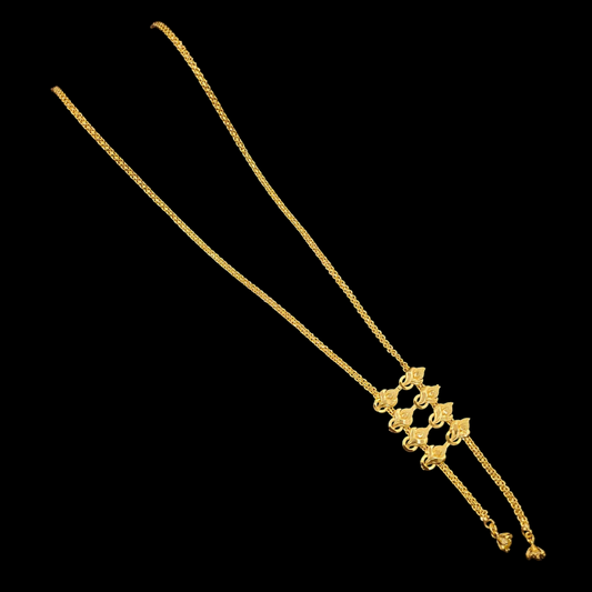 Multi Flower Tie Chain - My Golden Wish