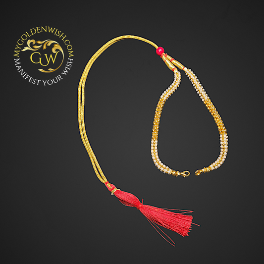 Luxurious Gold Beaded Tarsel ( Tassel ) - My Golden Wish