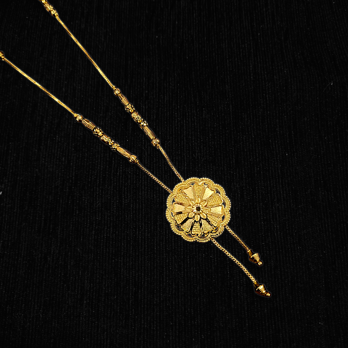 Flower Locket Chain - My Golden Wish