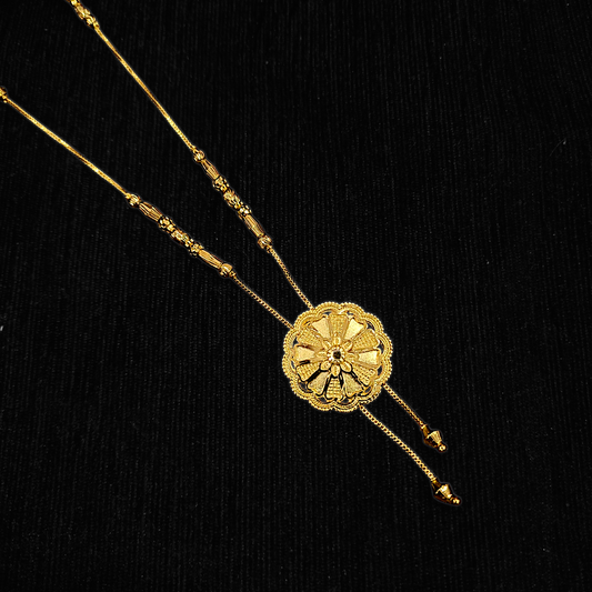 Flower Locket Chain - My Golden Wish
