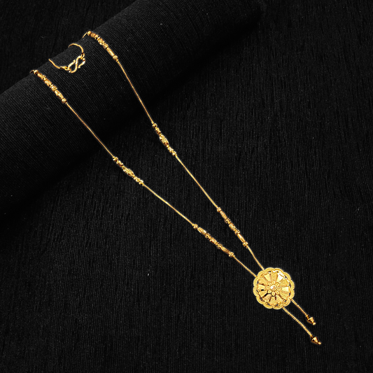 Flower Locket Chain - My Golden Wish