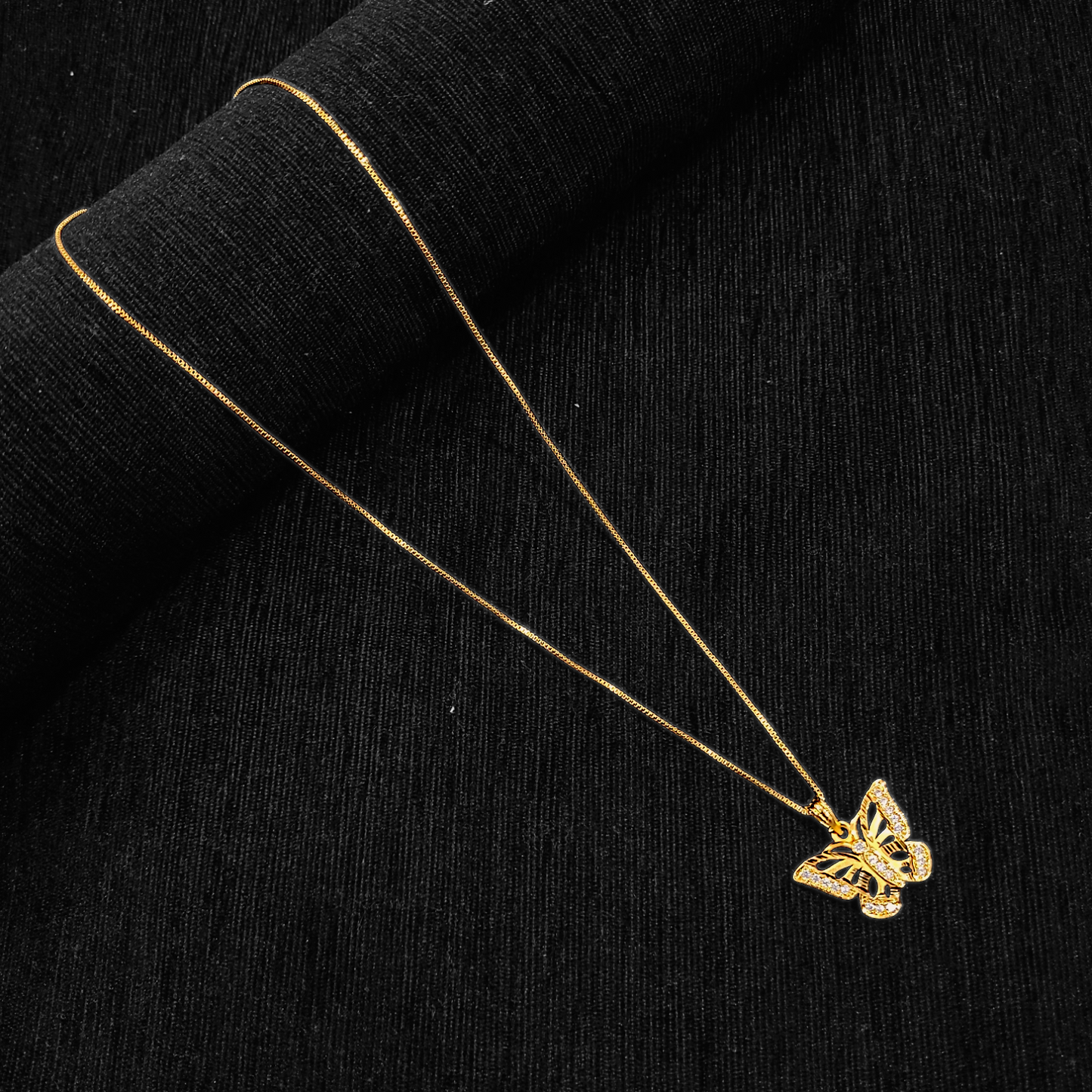 Butterfly Pendant Chain - My Golden Wish