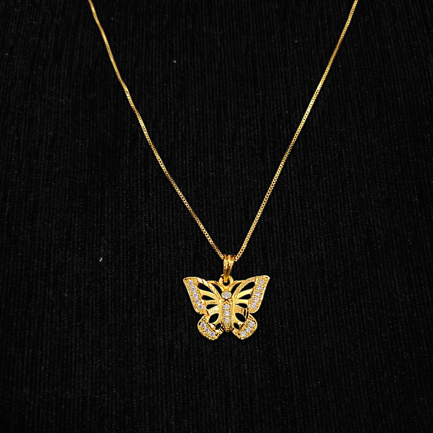 Butterfly Pendant Chain - My Golden Wish