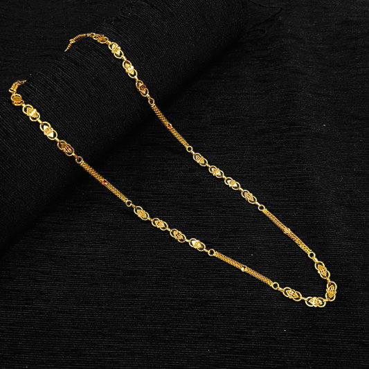 Sleek Stylish Spiral Ring Chain - My Golden Wish