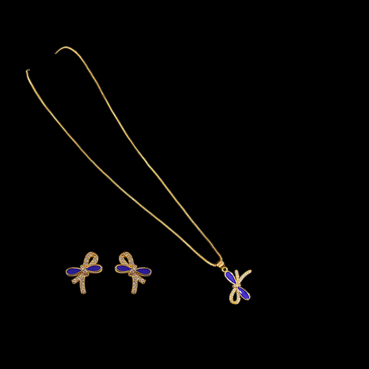 Bow AD Chain Set - My Golden Wish