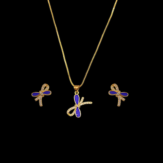 Bow AD Chain Set - My Golden Wish