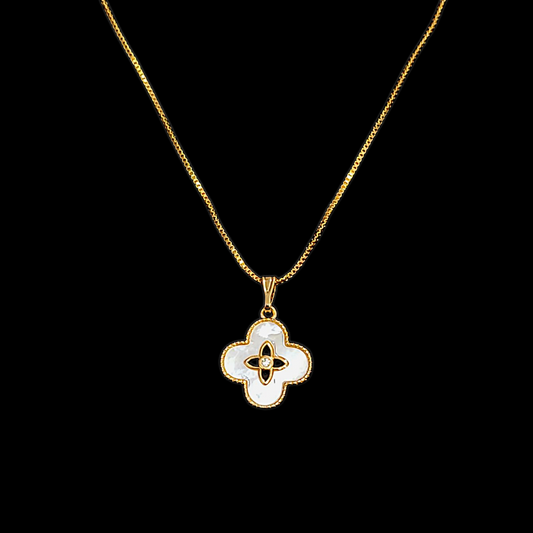 Flower Shell Pendent Chain - My Golden Wish