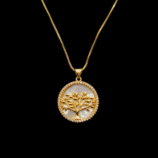 Tree Shell Pendent Chain - My Golden Wish