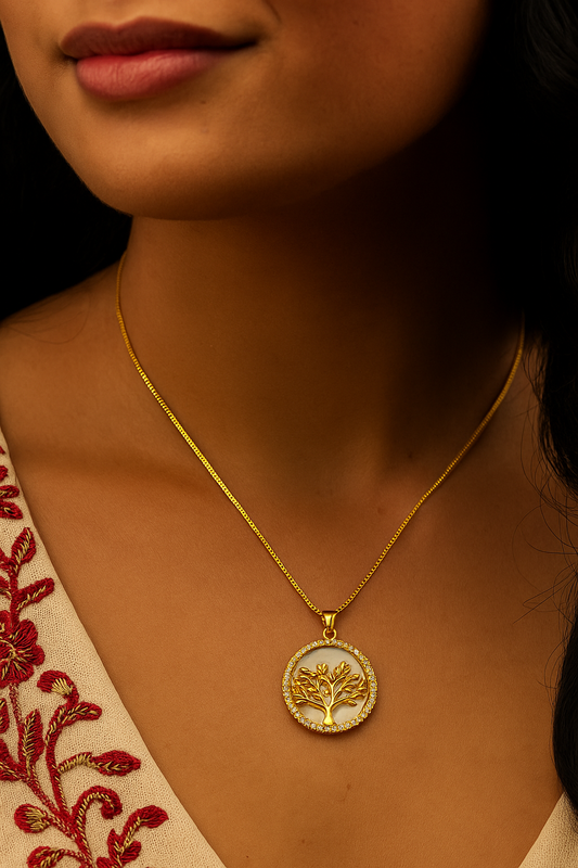 Tree Shell Pendent Chain - My Golden Wish