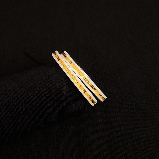 Gold Plated Sleek Paat Original Sankha - My Golden Wish