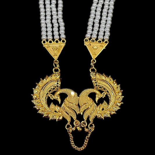 Pearl Dual Peacock Sitahar - My Golden Wish