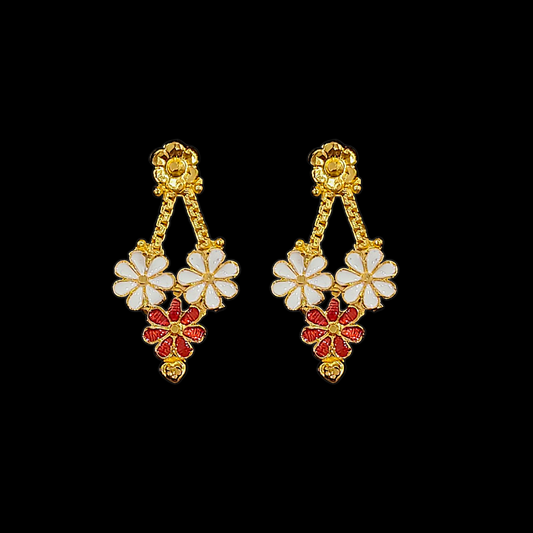 Long U-Shaped Meenakari Chatai Necklace - My Golden Wish