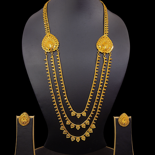 Peacock Three Layer Lahari