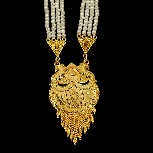 Pearl Enhanced Peacock sitahar - My Golden Wish