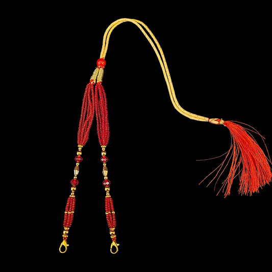 Premium Beads Tarsel ( Tassel ) - Design 12 - My Golden Wish