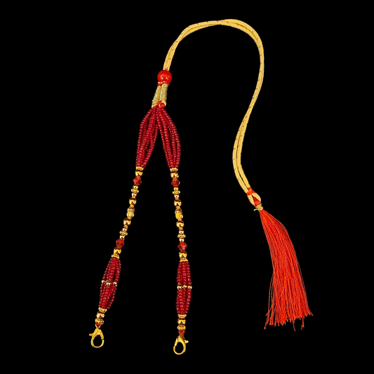 Premium Beads Tarsel ( Tassel ) - Design 13 - My Golden Wish