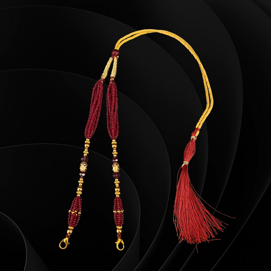 Premium Beads Tarsel ( Tassel ) - Design 16 - My Golden Wish