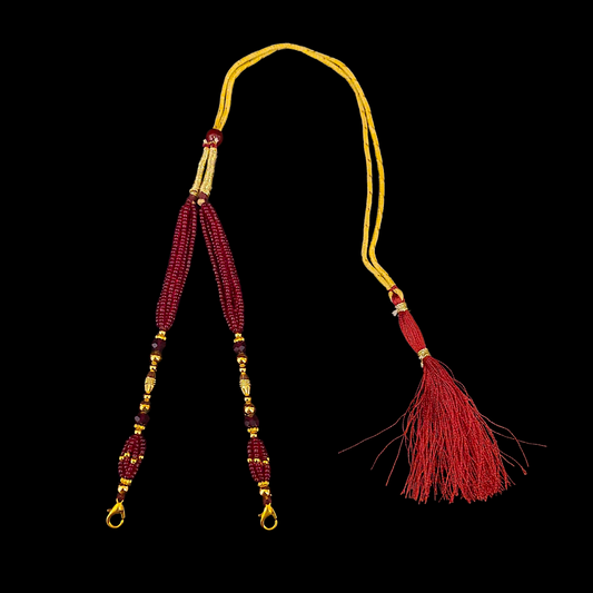 Premium Beads Tarsel ( Tassel ) - Design 17 - My Golden Wish