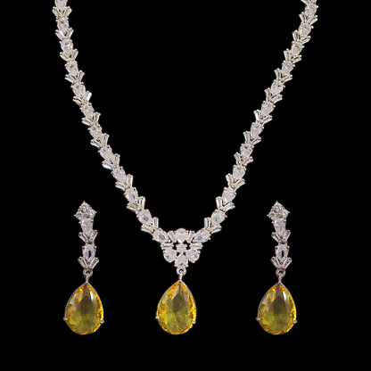 Single Drop Yellow AD Necklace