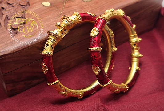 Red Manipuri Bangle