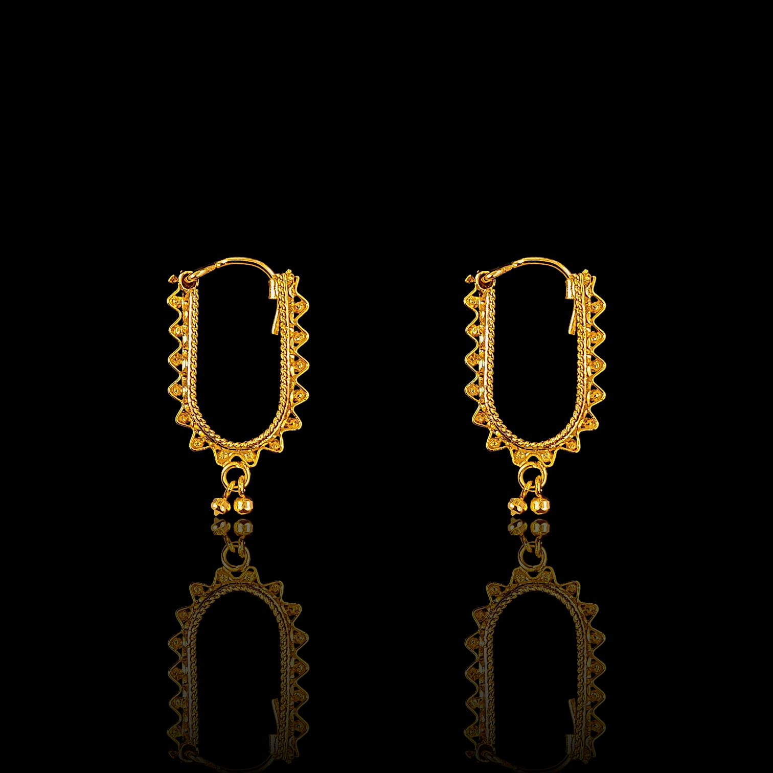 Designer Makri Earring - III - My Golden Wish