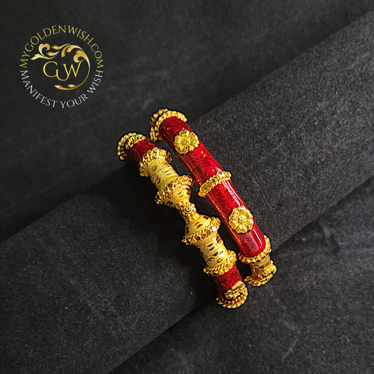 Red Manipuri Bangle