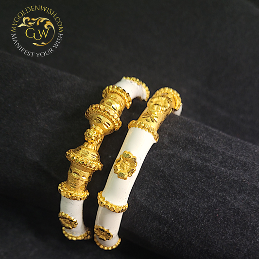 White Manipuri Bangle